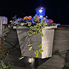 Revolutionary 4-in-1 Self-Watering Fence Planter and Solar Light - Light Grey Revolutionary 4-in-1 Self-Watering Fence Planter and Solar Light - Light Grey
