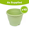 Sabina Pistache Green Planters - 10 x 19cm Pots Sabina Pistache Green Planters - 10 x 19cm Pots