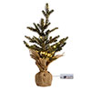 InLit Sparkly Artificial Fir Tree, 40cm Tall