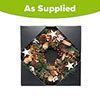 Woodland Festive Wreath with Cones and White Berries Woodland Festive Wreath with Cones and White Berries