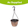 Acorn Hanging Baskets Copper-Tone