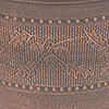 Acorn Round Planter Copper-Tone Acorn Round Planter Copper-Tone