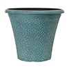 April Indigo Green Round Planter April Indigo Green Round Planter