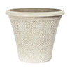 April Powdered Grey Round Planter