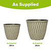 Laval Planter in Ebony Grey