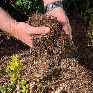 Strulch Mineralised Straw Garden Mulch 9kg x2