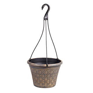 Knox Hanging Basket - Bronze with Hanger