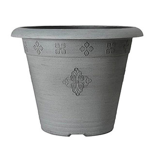 Silver 'Medley' Round Planter x 5