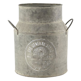Tin Milk Churn Planters