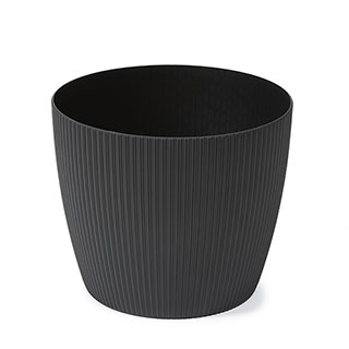 Magnolia Eco Black Houseplant Pot Cover 14cm