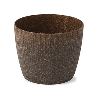 Magnolia Coffee Houseplant Pot Cover 'Espresso' 14cm