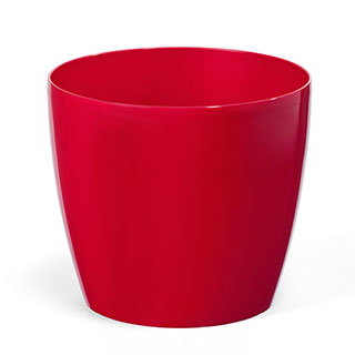 Magnolia Glossy Red Houseplant Pot Cover 13.5cm