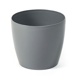 Magnolia Glossy Grey Houseplant Pot Cover 15.5cm