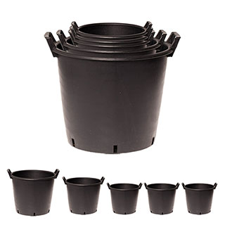 Nest of Five Heavy Duty Pots