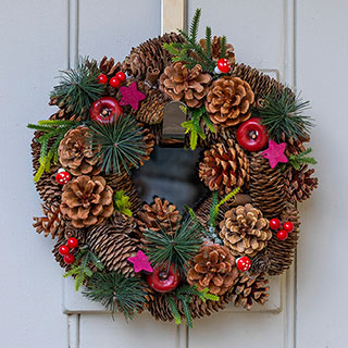 Woodland Natural Festive Wreath