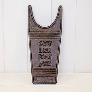 Cast Iron Boot Jack - Antique Rust