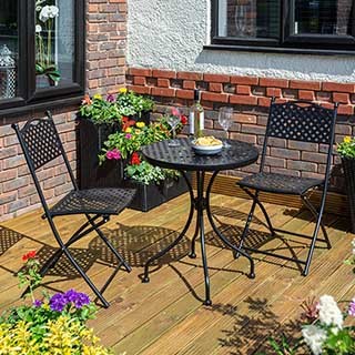 Havana Bistro Set-Black