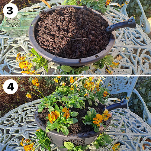 Pair of Plantopia Easy Fill Basket Watering Fountains