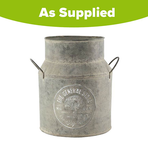 Tin Milk Churn Planter Tin Milk Churn Planter