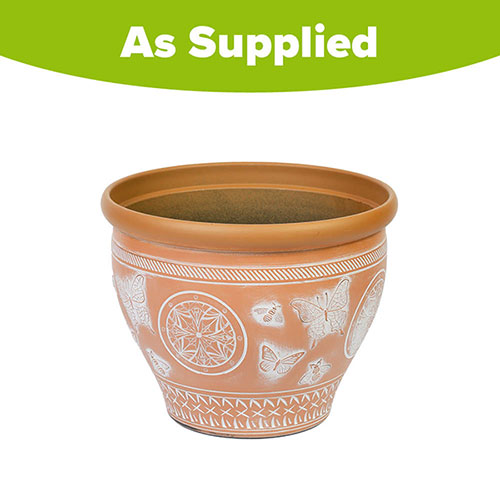 Terracotta-Style Papilio Planter Terracotta-Style Papilio Planter