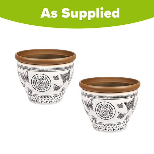 White Papilio Planters White Papilio Planters