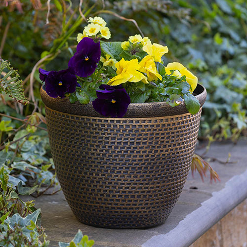 Cromarty Antique Gold Planters Cromarty Antique Gold Planters