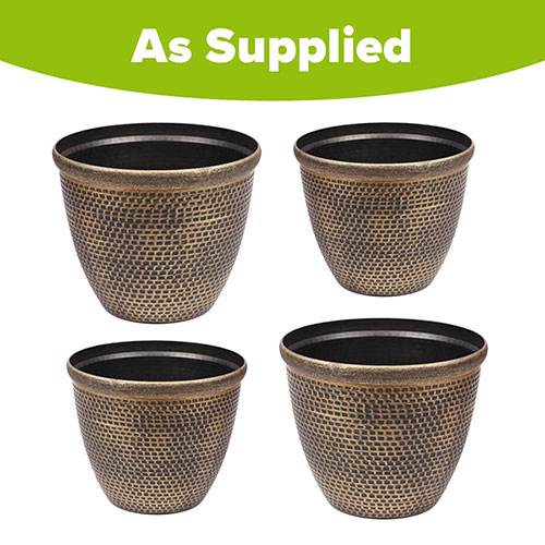 Cromarty Antique Gold Planters Cromarty Antique Gold Planters