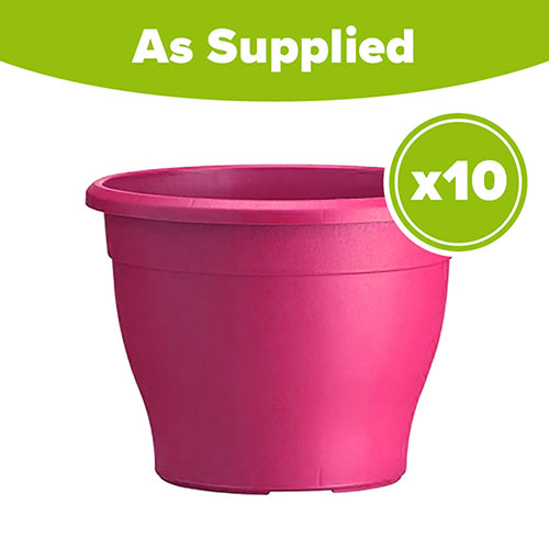 Sabina Pink Planters - 10 x 19cm Pots Sabina Pink Planters - 10 x 19cm Pots