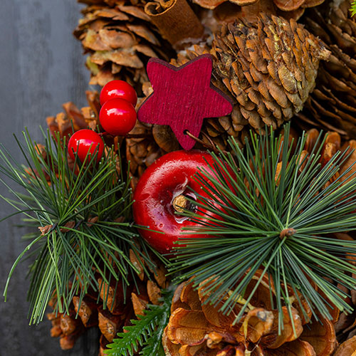 Woodland Natural Festive Wreath