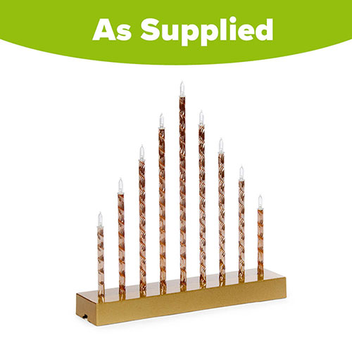 Gold CandleBridge - 9 LED Lights