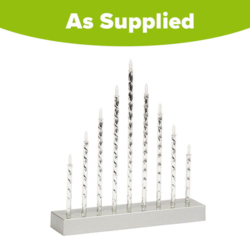 Silver CandleBridge - 9 LED Lights Silver CandleBridge - 9 LED Lights