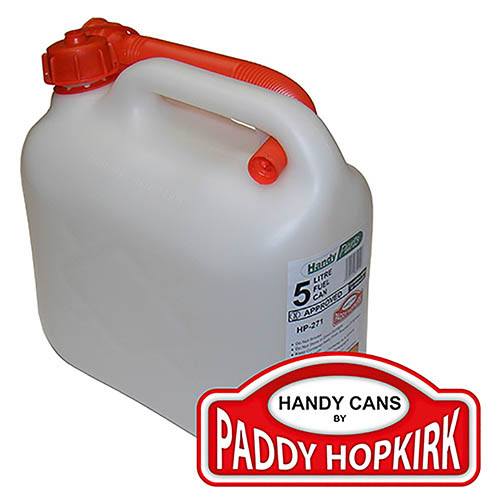 Plastic Petrol Can 5 Litre Clear YouGarden