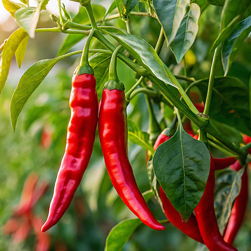Pre-Planted Chilli Pepper Hanging Baskets Pre-Planted Chilli Pepper Hanging Baskets