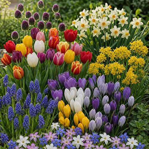 thumbnail image 2 of YouGarden Muscari ‘Joyce Spirit’ Grape Hyacinth Bulbs – 50 Pack, Size 7/8, Spring Flowering, Easy-Grow Perennial 2 of 12