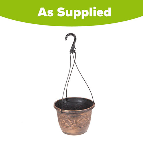 Acorn Hanging Baskets Copper-Tone