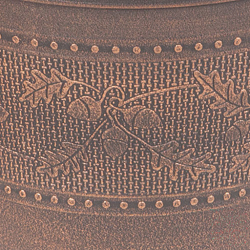 Acorn Round Planter Copper-Tone Acorn Round Planter Copper-Tone