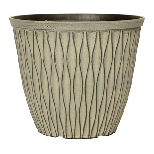 Laval Planter in Ebony Grey