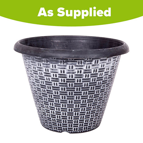 Wicker Textured Planter Wicker Textured Planter