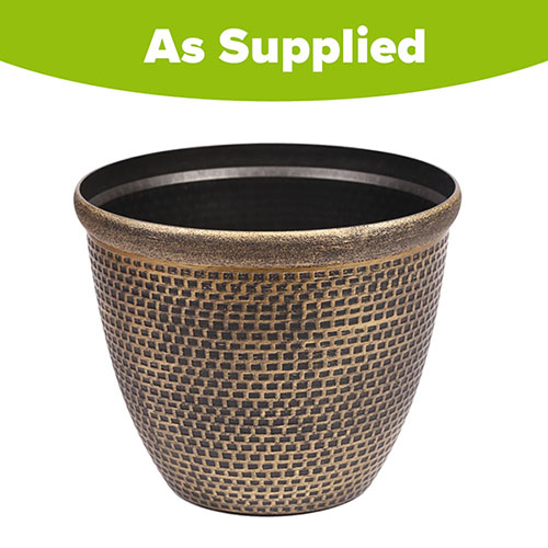 Cromarty Antique Gold Planter Cromarty Antique Gold Planter