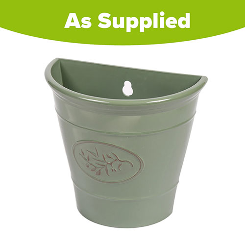 Olive Wall Planter 23cm Green Olive Wall Planter 23cm Green