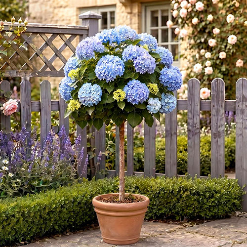 Hydrangea Blue Mophead Standards