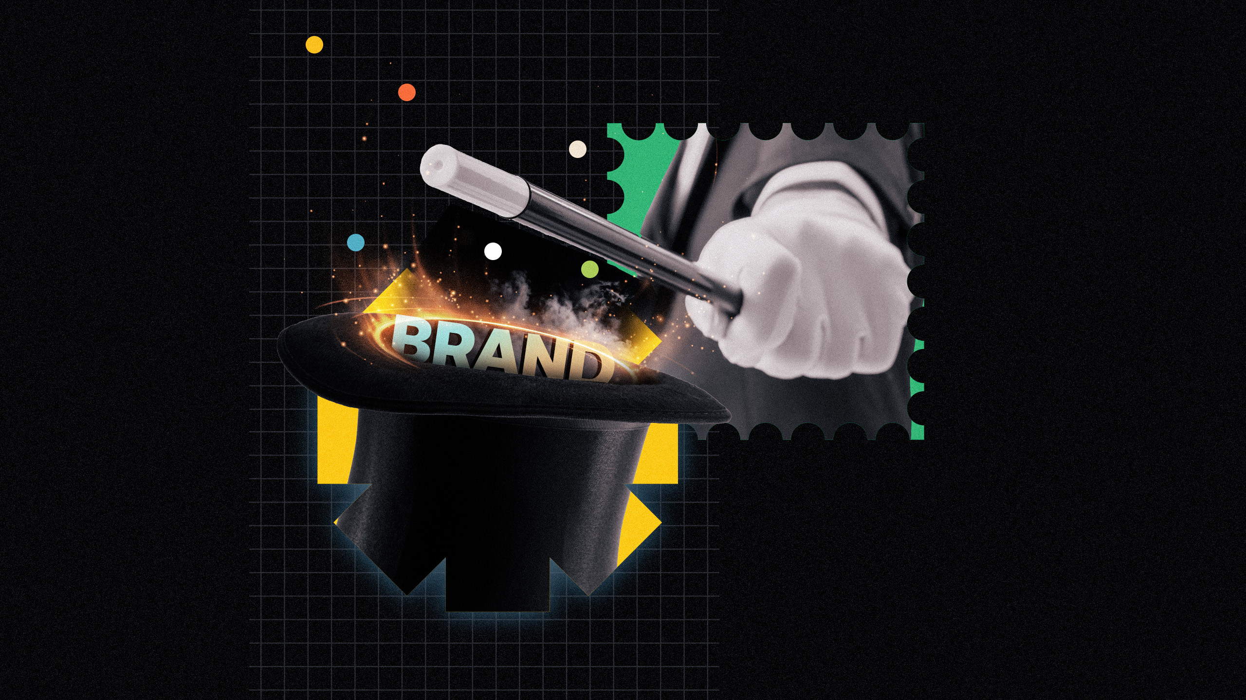 Wizard Poof brand magic: poof, there it is.