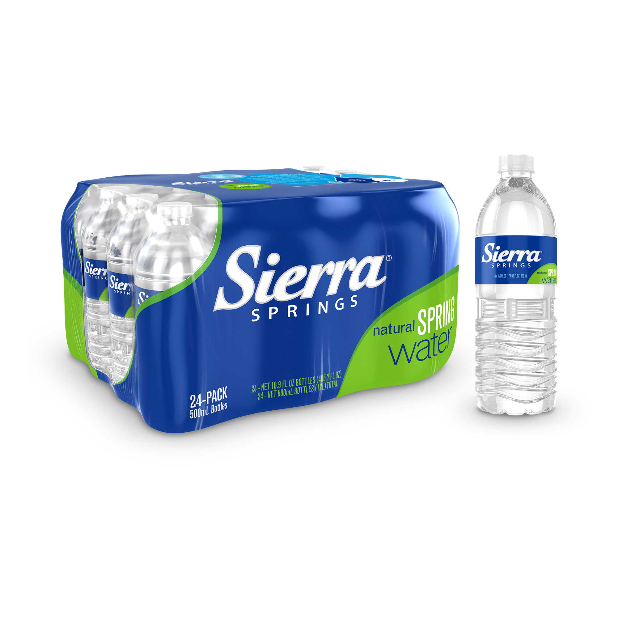 Sierra Springs® Bottled Spring Water 0.5L