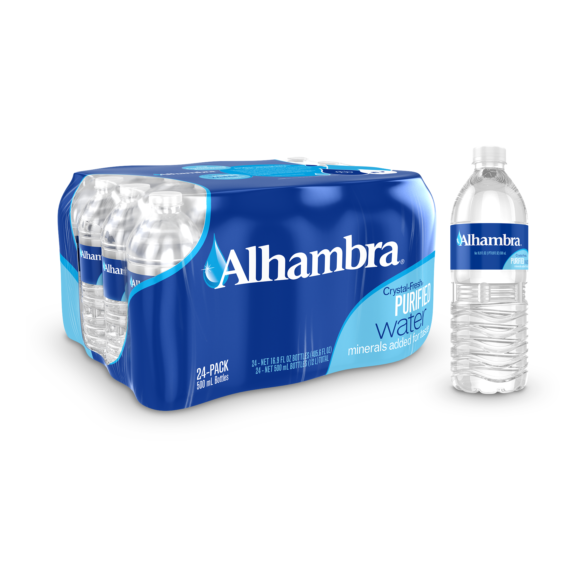 Alhambra® Crystal-Fresh™ Purified Water 0.5L