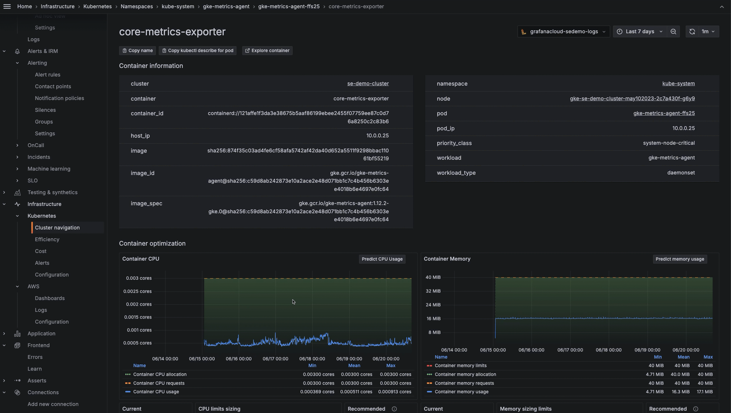 A gif demonstrating the time range feature.