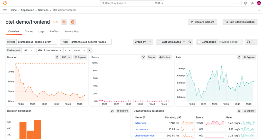 A gif showing the fliter by feature.