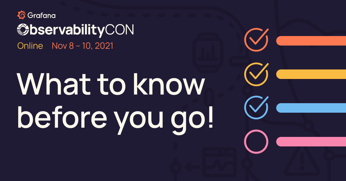 ObservabilityCON 2021: What to know before you go!