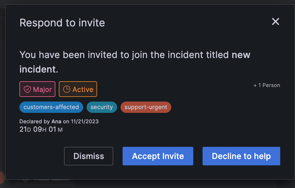 Easily page participants to accelerate incident response in Grafana IRM