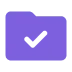 Folder Check Icon