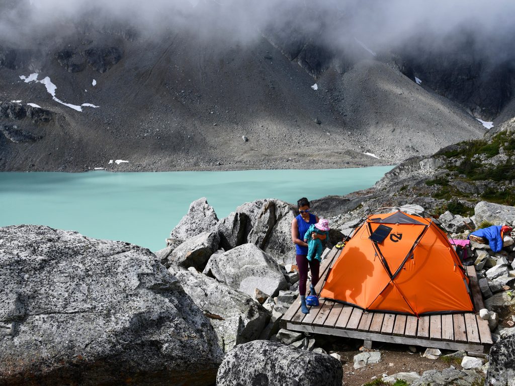 Wedgemount Mountain Camping Platform Airstream
